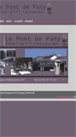 Mobile Screenshot of lepontdepany.fr